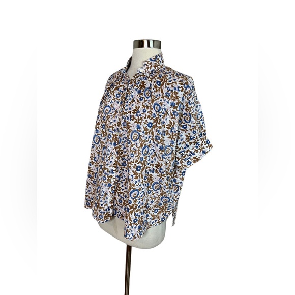 Alix of Bohemia Kitsey Hydrangea Shirt Womens Size Large - Picture 8 of 16